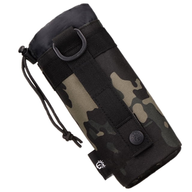 Eigraketly Bolsa de botella de agua mejorada, bolsa ajustable, impermeable, equipo de viaje, taza de camuflaje, riñonera, escalada, camuflaje gris Escalada camuflaje negro Eigraketly OD024215-03