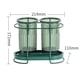 thumbnail image 3 of Palillos multifunción Estante de drenaje Estante de secado Vajil Estante de almacenamiento Cubiertos para el escritorio del hotel de comedor verde perfecl Soporte para cubiertos, 3 of 8