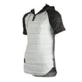 thumbnail image 3 of ZIMEGO Mens Short Sleeve Hoodie - Thin Color Block Raglan Henley T Shirt, 3 of 6
