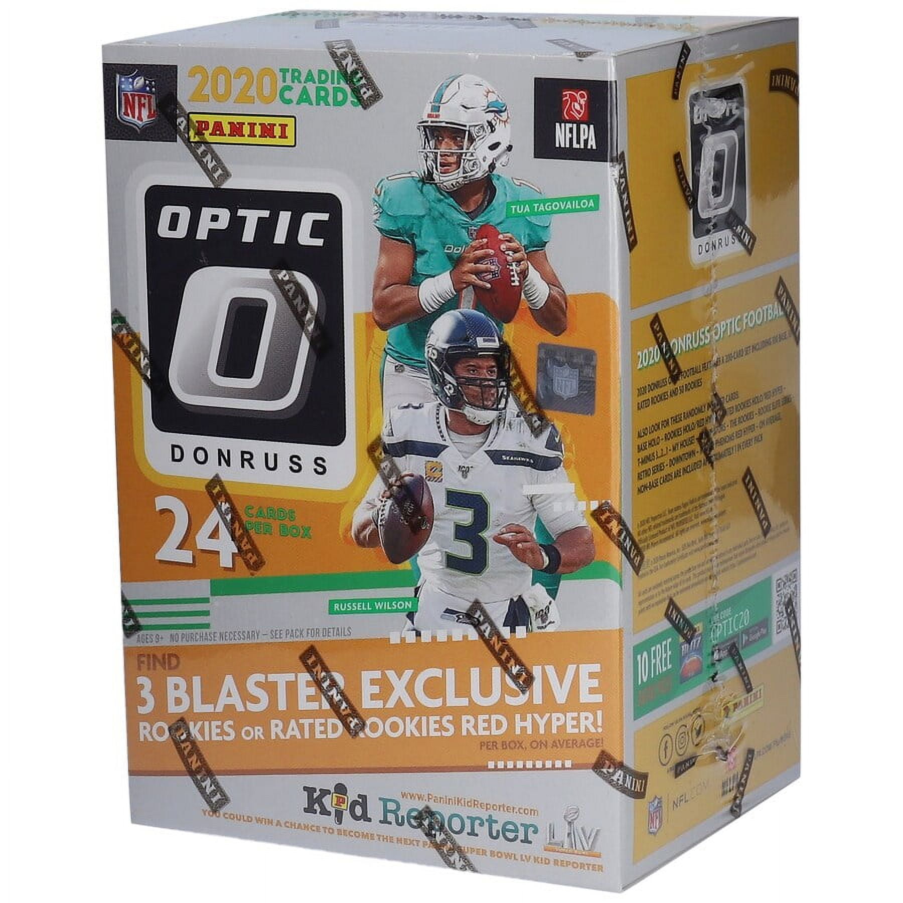 Deals 2020 NFL OPTIC DONRUSS 6-4-PACKS FACTORY SEALED 3-RCs OR RRs PINK, 1-HOLO !!!!!!