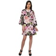thumbnail image 2 of Moomaya Printed Kimono Robe For Girls Crossover Bathrobe Kimono Women Bathrobe, 2 of 5