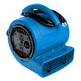 thumbnail image 1 of MOUNTO Mover de aire de 1/5 hp - Ventilador de 800 cfm para alfombras, secado y enfriamiento de pisos - Mover de aire compacto de 3 velocidades con salida doble, cable de alimentación de 10 pies, 1 of 5