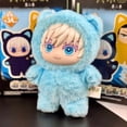 thumbnail image 5 of Jujutsu Kaisen Cat Ear Plush Series Keychains Jujutsu Kaisen Season 2 Cat Park Party Gojo Satoru Blind Box Plush Doll Bag Pendant Model Collection Cartoon Decorative Photo Props Stuffed Plush Toy, 5 of 14
