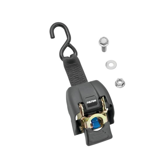 Fulton 2062000 F2® Retractable Transom Tie Downs, 2 Inch x 43 Inch, 833 lbs. Capacity, Zinc (2 pack)