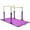 Purple, variant on Costway Horizontal Train Bar W/ 4'x8'x2'' Gymnastics Mat Folding Panel Fitness Exercise