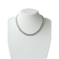 thumbnail image 4 of Time and Tru Women's Silver Tone Chunky Curb Chain Necklace 17" with Extender, 4 of 4