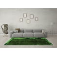 thumbnail image 3 of Ahgly Company Indoor Rectangle Abstract Green Modern Area Rugs, 8' x 10', 3 of 4
