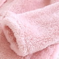 thumbnail image 4 of Women Fuzzy Fleece Jacket Long Sleeve Button Down Coat Plush Warm Winter Sleepwear with Pockets Soft Sherpa, 4 of 8
