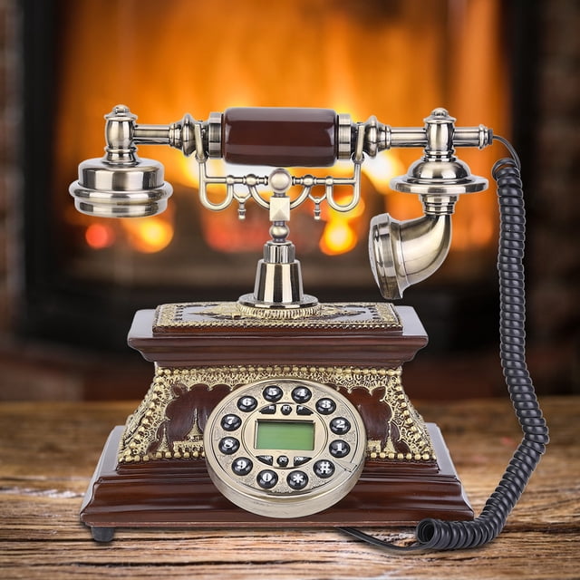 Teléfono, Escritorio Retro Vintage ID Identificador de Llamadas Teléfono Retro Teléfono Ingeniería de Precisión