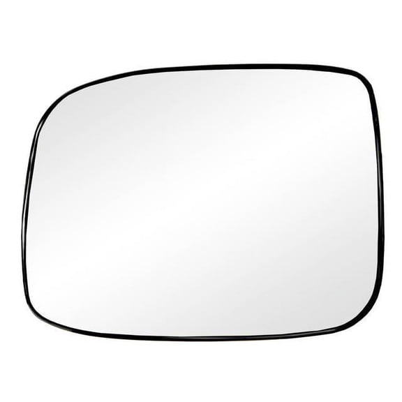 88240 - Fit System Driver Side Non-heated Mirror Glass w/ backing plate, Chevrolet Colorado, GMC Canyon 04-12, 6 1/ 8" x 8 3/ 16" x 9 3/ 16"
