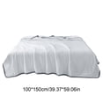 thumbnail image 3 of Cool Summer Quilt 39x59 Inch Lightweight Soft Air Conditioned Blanket for Bed, Breathable Washable Polyester Comforter for Hot Weather, 3 of 6