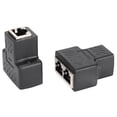 thumbnail image 1 of Divisor Ethernet, Divisor De Cable Ethernet Operación Simple RJ45 Ampliamente Utilizado Ahorro De Costos De 1 A 2 Vías Para TV Box Para Enrutador Para Cámara De Video, 1 of 7