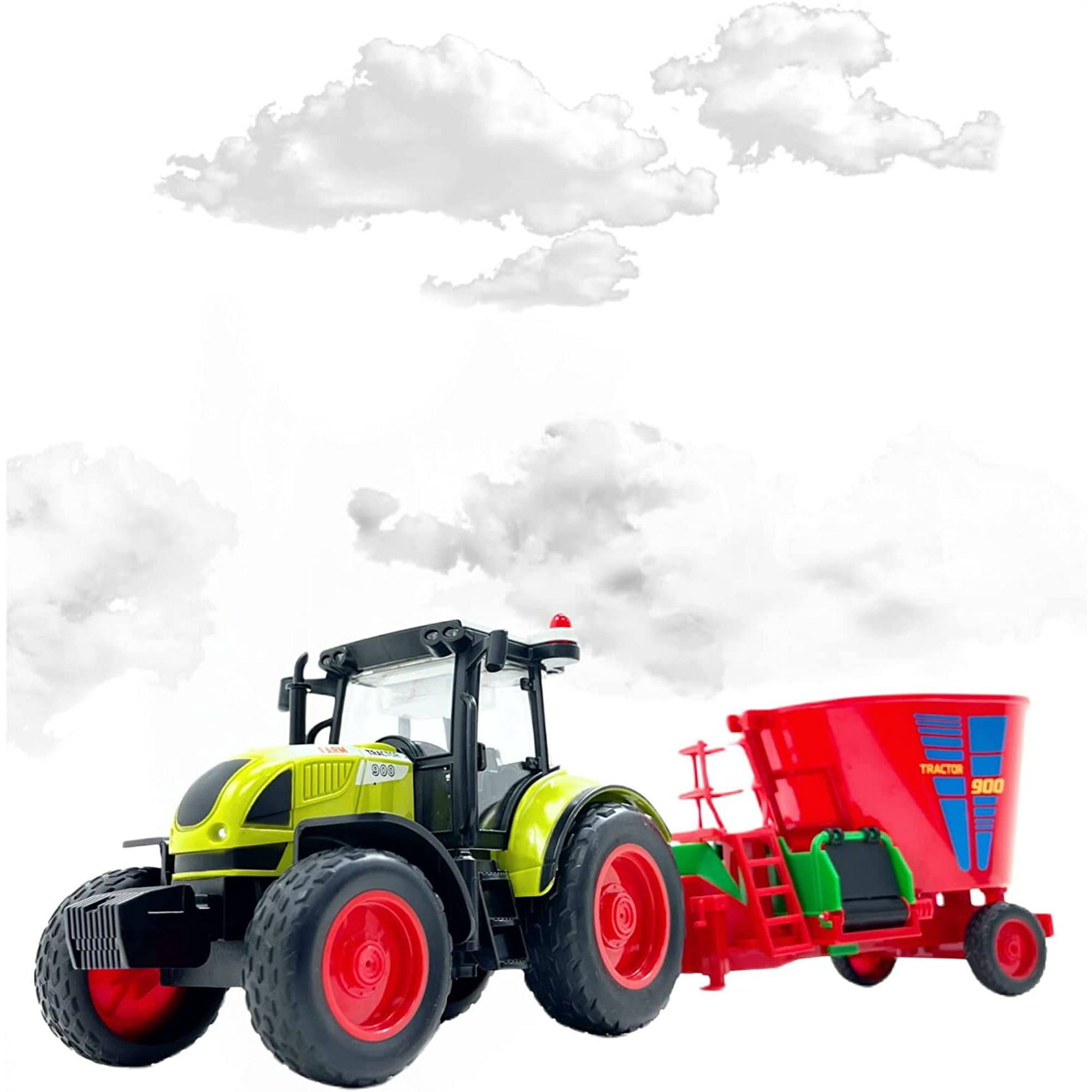 Big Daddy FARMLAND Tractor Trucks Farming Crop Feeder Wagon