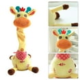 thumbnail image 4 of Yokua Soft Plush Giraffe Toy Dances To Music Perfect For Toddlers Birthday Gift, 4 of 14
