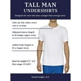 thumbnail image 3 of Fruit of the Loom Men's Size Big Tag-Free Underwear & Undershirts, Tall Man-Crew-3 Pack, XX-Large, 3 of 4