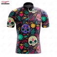 thumbnail image 3 of 17 SKULL Camiseta de ciclismo para hombre, camiseta de ciclismo de montaña, ropa de ciclismo de carretera, blusa de manga corta de verano para ciclistas, 3 of 5