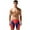 Red, variant on FLMEI Men's Swim Trunks Stretch Swim Trunks for Men Bathing Suit Printed Triangle Surf Swim Trunks S-XL