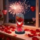 thumbnail image 4 of Regalo de San Valentín, ramo de flores secas, rosas con tapa de cristal, flores de jabón, regalo de cumpleaños luminoso, arreglo práctico, ramo de rosas con tapa de cristal y flores de jabón., 4 of 6