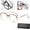 Brown, variant on YUSUIYI Blue Light Glasses for Women,Women's Portable Fashion Anti-Blue Light Reading Glasses with Sparkling Bling Diamonds