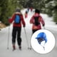 thumbnail image 5 of Gorros de Invierno Zulema Sombrero de Pato Plumón Vellón Orejeras Azul, 5 of 8