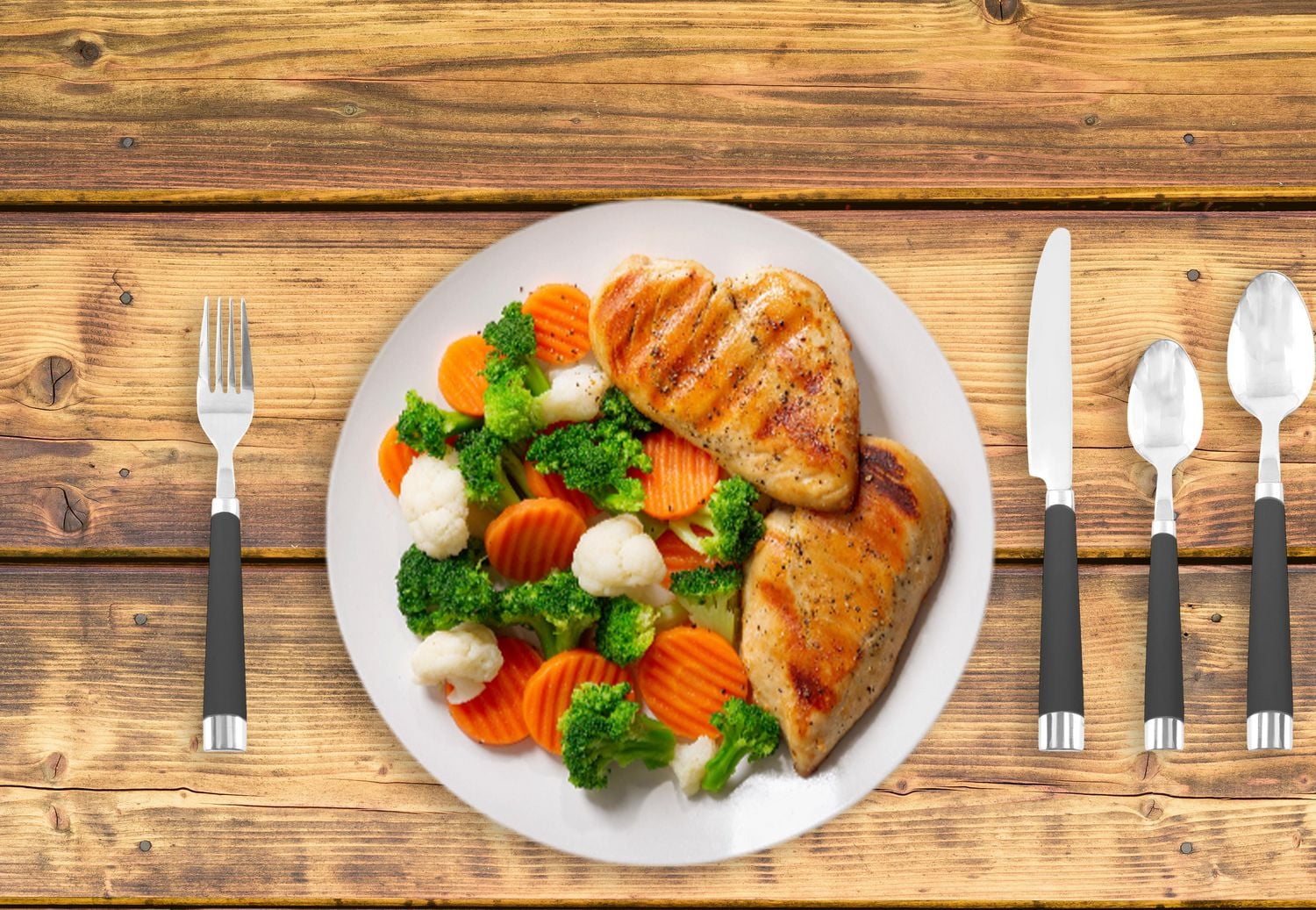 Mainstays Red Flatware Set