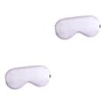 thumbnail image 3 of Vogacara Cubierta para los ojos Suministro para dormir Accesorio de ropa de cama creativo Paquete de persianas con los ojos vendados Accesorios Púrpura claro 2piezas, 3 of 6