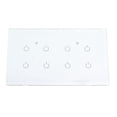thumbnail image 2 of Wifi Switch, AC110-240V Tempered Glass Panel Smart Touch Switch APP Control  for House, 2 of 8