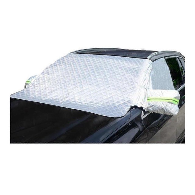 Windshield Cover, Ultra Thick Tarpaulin, Waterproof, HeavyDuty, Winter Weather Protection, Fits Most Cars