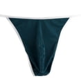 thumbnail image 2 of TANBOM Men's Nylon Thong Sexy Underwear Soft Big Pouch Breathable Tagless Green XXL, 2 of 6
