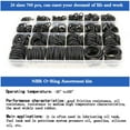 thumbnail image 2 of 740Pcs Rubber O-Ring Kit 24 Sizes Seals for Garages, Ordinary Plumbers, 2 of 3