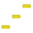 thumbnail image 4 of Thinsony 10 Grid Plastic Jewelry Removable Storage Box Beads Container Earring Yellow 12.8x6.5x2.2cm 3Set, 4 of 6