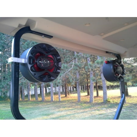 Golf Cart Stereo Speakers EZ GO Club Car Yamaha Radio Console Pods