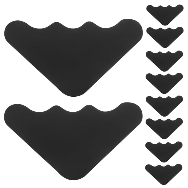 10pcs Carpet Gripper Rug Pad Gripper Non-Slip Rug Pads Rug Tape Washable Carpet Tape Corner Side Grippers