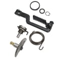 thumbnail image 1 of Kick Starter Gear Set, Iron Kick Start Lever Anti Deform Assembly Complete Grooved  Heavy Duty  for Scooter Moped, 1 of 8