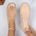 thumbnail image 2 of Bmawag Jelly Flat Sandals for Women Lightweight Round Toe Slip-On Hollow Breathable Jelly Mesh Flats, 2 of 10