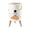 Color 1, variant on Small Trash Can with Lid Astronaut Exploring Planet Stars Moon Watercolor Style 1.8 Gallon Dog Proof Trash Can Round Garbage Can Waste Bin Wastebasket for Bathroom Bedroom Living Room