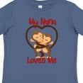 thumbnail image 4 of Inktastic My Nana Loves Me Monkey Boys or Girls Toddler T-Shirt, 4 of 5