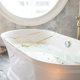 thumbnail image 4 of Estante de baño de baño de acero inoxidable rejilla telescópica de la bañera, 4 of 8