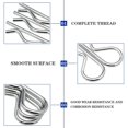 thumbnail image 3 of Cotter Pins R Clips, 125pcs Cotter Pins R Shape Cotter Pins Carbon Zinc Plated Steel Car Body r Cotter Pin Clips Fastener Cotter Pins, 3 of 5