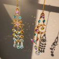 thumbnail image 4 of 2 uds atrapasoles colgantes con cristales, prismas de carámbano de cristal, atrapasoles de diamantes de imitación, fabricante de arcoíris, colgante para ventana interior, decoración para el hogar, 4 of 5