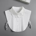 thumbnail image 3 of Detachable Dickey Collar Half Blouse Shirt Collar Fake Collar for Women Girl, 3 of 9