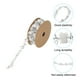 thumbnail image 4 of Uxcell Cinta de Alambre con Pom Pom de 3 Yardas, Cinta de Borlas Mini con Brillo Plateado, Blanca, 4 of 6