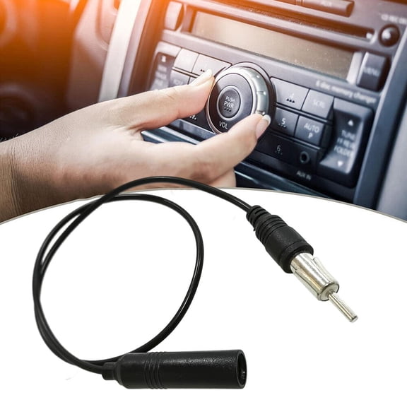 Extension Cable Antenna Extension FM Radio For Car General Purpose New Portable 50cm Approximately Black Cable