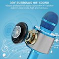 thumbnail image 3 of Karaoke microphone with speaker - Blue, 3 of 5