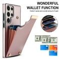 thumbnail image 2 of Jiahe Cover For Samsung Galaxy S20, Wallet Case with Card Slot Holder,Slim Hybrid Shockproof Premium Leather AntiScratch Lightweight Case Cover, rosegold, 2 of 7
