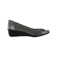thumbnail image 2 of Anne Klein Womens Waverly 2 Faux Leather Slip On Wedge Heels, 2 of 3