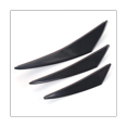 thumbnail image 1 of Universal Pvc Car Front Bumper Lip Protector Rear Diffuser Auto Spoiler Splitter Wing Protection Guard 12PCS,12 * Bumper Lip Protector Diffuser,black, 1 of 5