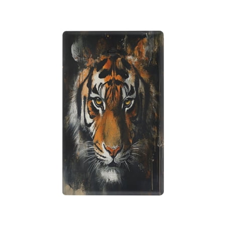 Switch Panel Switch Decoration 2.76x4.53x0.28 Inches Unused Outlet Cover Switch Plate Wall Plates Living Room Kitchen Bedroom Study Switches Yellow Pretty Tiger Pattern