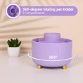 thumbnail image 4 of Set de material de oficina SKYDUE morado con soporte para lápices, 10 unidades, 4 of 9