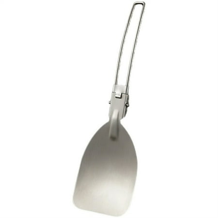 

LADAEN Stainless Steel Folding Spatula Outdoor Stainless Steel Cooking Shovels for Hiking Outdoor Picnic And Camping